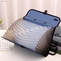 ஐ✗ Deli 1pcs A4 File Folder Document Bags Expanding Wallet Business Series Folder Bag Office School Supplies 4 Colors