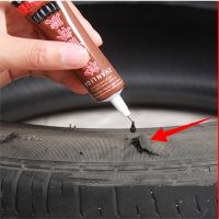 25ml Slow drying Tire Repair Glue Black Zhanlida for Car Scratches Rubber Strips Cracks Outer Side peeling Sealing Strip Tire Repair ToolsTires  Tubes