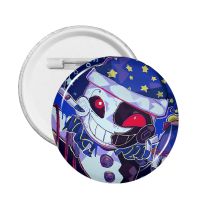 The MoonDrop Fnaf Security Breach Badges Brooch for Hat Awesome Lapel Pins PVC Anime Accessories Fashion Brooches Pins