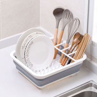 Adjustable Plastic Storage Rack Home Drain Tableware Plate Dish Drying Rack Kitchen Shelf Cutleri Cuisine Household Items 60AA01