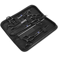 7Pcs Pet Grooming Scissors Kit Dog Cat Hairdressing Shears Set Cutting Thinning Haircut Tools