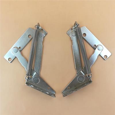 80 Degree Cabinet Hinge Bridge Shaped Spring Hinge Full Overlay Cupboard Door Hinges Furniture Folding Sofa Bed Spring Hinges Door Hardware Locks