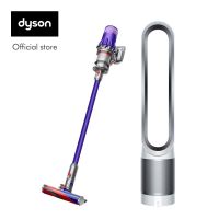 Dyson Digital Slim™ Fluffy Cord-Free Vacuum Cleaner เครื่องดูดฝุ่นไร้สาย ไดสัน และ Dyson Pure Cool Link™ air purifier Tower fan TP03 White/silver เครื่องฟอกอากาศ ไดสัน สีขาว