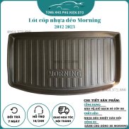 Lót cốp xe Kia Morning 2012-2022, 2023 nhựa dẻo cao cấp