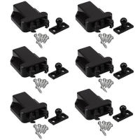 6-Pack Non-Magnetic Push to Open Catch Lock Drawer Cabinet Catch Press Latch Cupboard Bedroom