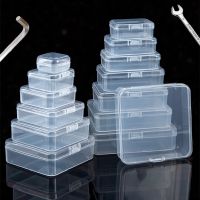 Mini Plastic Box Rectangular Box Translucent Box Packing Box Storage Box Dustproof Durable Strong Jewelry Storage Case Container