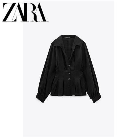 zara-เสื้อเชิ้ตแขนยาว-คอปก-แบบเข้ารูป-สําหรับผู้หญิง-9113