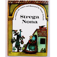 Strega Nona โดย Tomie dePaola การศึกษาหนังสือภาพภาษาอังกฤษการ์ดการเรียนรู้หนังสือนิทานสำหรับเด็กทารกของขวัญเด็ก-hsdgsda