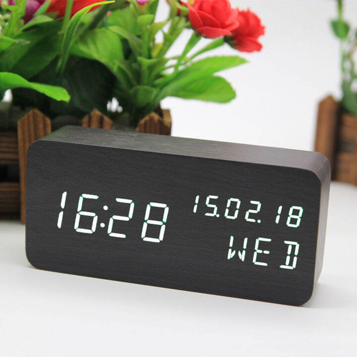 bio 】 Modern alarm clock, silent, luminous clock, weekly charging electronic clock, desk clock