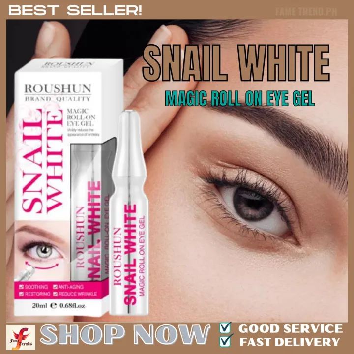 Authentic Snail White Magic Roll On Gel Effective Eye Wrinkles And Dark