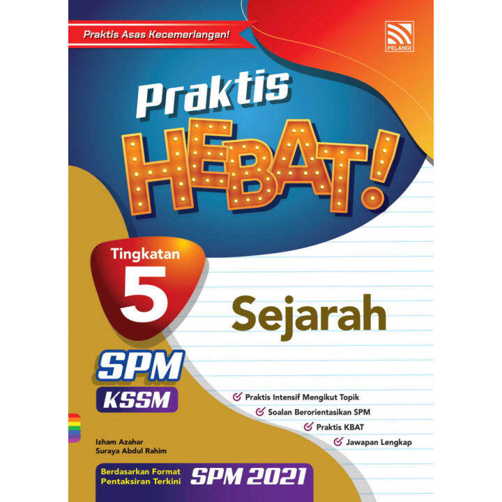 Praktis Hebat KSSM 2021 Tingkatan 5 Sejarah | Lazada