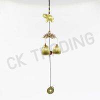 jaenang-001 ระฆังลม กระดิ่งลม โมบายลม วินเทจ Wind Chimes Vitage ช้าง 1 ชั้น