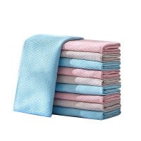 10Pcs Kitchen Anti-Grease Wiping Rags Efficient Fish Scale Wipe Cloth Cleaning Cloth Home Washing Dish Cleaning Towel