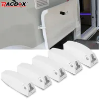 5Pcs RV Camper Baggage Car Door Catch Holder Handle Trailer Hatch Door Hook White Car Universal Accessories Replacement Trailer Accessories