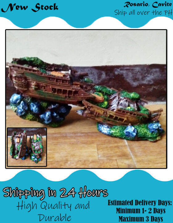 Artificial Titanic Aquarium Decoration Lazada PH