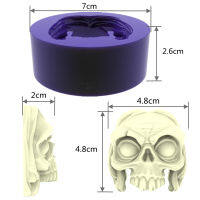 กะโหลกยายซิลิโคนแม่พิมพ์ฮาโลวีนซิลิโคนแม่พิมพ์ F Ondant แม่พิมพ์ช็อคโกแลตแม่พิมพ์ขนมไหว้พระจันทร์แม่พิมพ์17257
