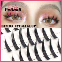 PETINAIL 42กลุ่มเครื่องมือขนตาสำหรับต่อขนตาแฟชั่นสำหรับผู้หญิงน่าทึ่งคลัสเตอร์ขนตาปีศาจน้อยขนตาแต่ละส่วน