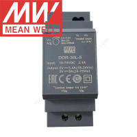 Original Mean Well DDR-30L-5 Din Rail ประเภท DC-DC Converter Meanwell 5V6A30W DC To DC แหล่งจ่ายไฟ18-75Vdc อินพุต