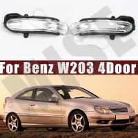 รถ Marker Light ประตู Wing กระจกมองหลังไฟเลี้ยวด้านข้างสำหรับ Benz W203 4ประตู2004 2005 2006 2007