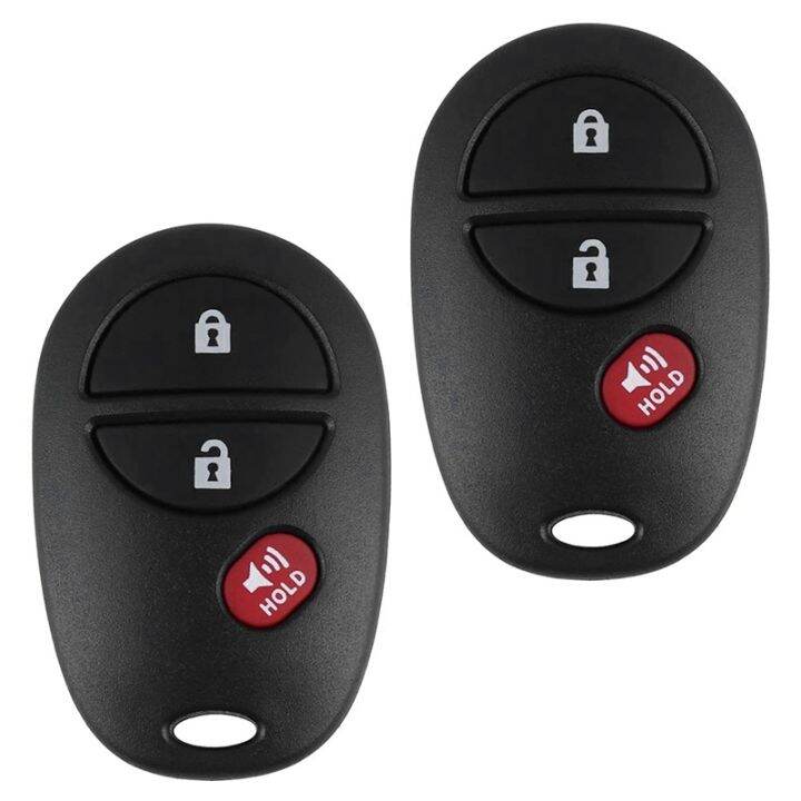 2X 315Mhz 3 Buttons Remote Key Fob Clicker Transmitter for Toyota