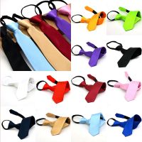 【cw】 Pre tied Neck Tie Kids Ties Color Narrow Bridegroom Necktie ！