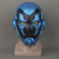 Blue Beetle คอสเพลย์ภาพยนตร์ Superhero Jaime Reyes Latex Helmet ผู้ใหญ่ Unisex Halloween Party Prop อุปกรณ์เสริม