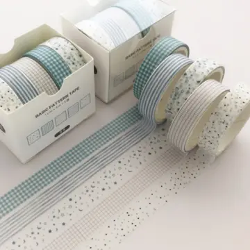 5Pcs Scrapbooking Tape Decorative Sticker Paper Tape Sticky Note Washi Tape  Masking Tape