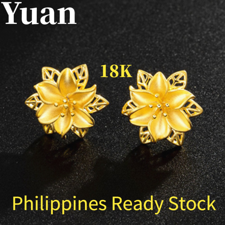 Earrings For Women Gold Plated Sterling Silver Stud Ethiopia | Ubuy-sgquangbinhtourist.com.vn
