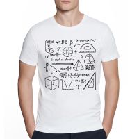 Summer Fashion Short Sleeve Mathematical Geometry Printed Men Tshirt O-Neck Street Style Cool Funny T-Shirt