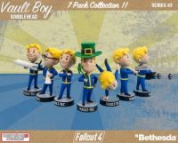 รังสี 4 เด็กรังสี Fallout 2 รุ่น 7 ตุ๊กตาหัวสั่น Vault Boy ตุ๊กตาบรรจุกล่อง