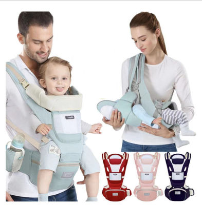 เป้อุ้มเด็ก เป้อุ้มเด็กฝ้าย กระเป๋าอุ้มเด็ก 0-4 ปี Baby Carrier เป้อุ้มเด็กระบายอากาศ 3IN1 กระเป๋าอุ้มเด็ก กระเป๋าอุ้มลูกสินค้าพร้อมส่ง