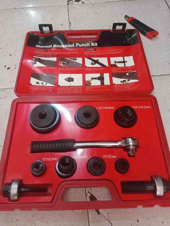 Knockout Puncher Set 1/2"2" Knock Out Punch Puncher Tool Set 1/2" to 2