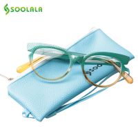 SOOLALA Cat Eye Reading Glasses Women Men Hit Color Eyeglasses Frame Presbyopia Reading Glasses