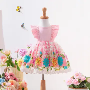 Girl with butterfly on sale dress