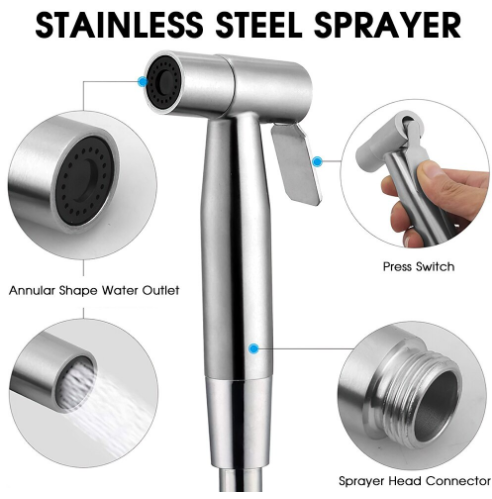 High Pressure Bidet Stainless Steel | Lazada PH