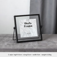 2021 New European Geometric Photo Frame Decoration Modern Iron Art Picture Frame Creative Photo Decoration Table Decoration