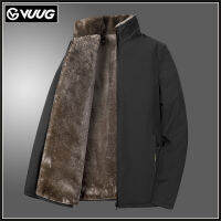 VUUG 2022 New Men S Fleece Warm Jacket Trend Fit Casual Version สบายและอบอุ่น