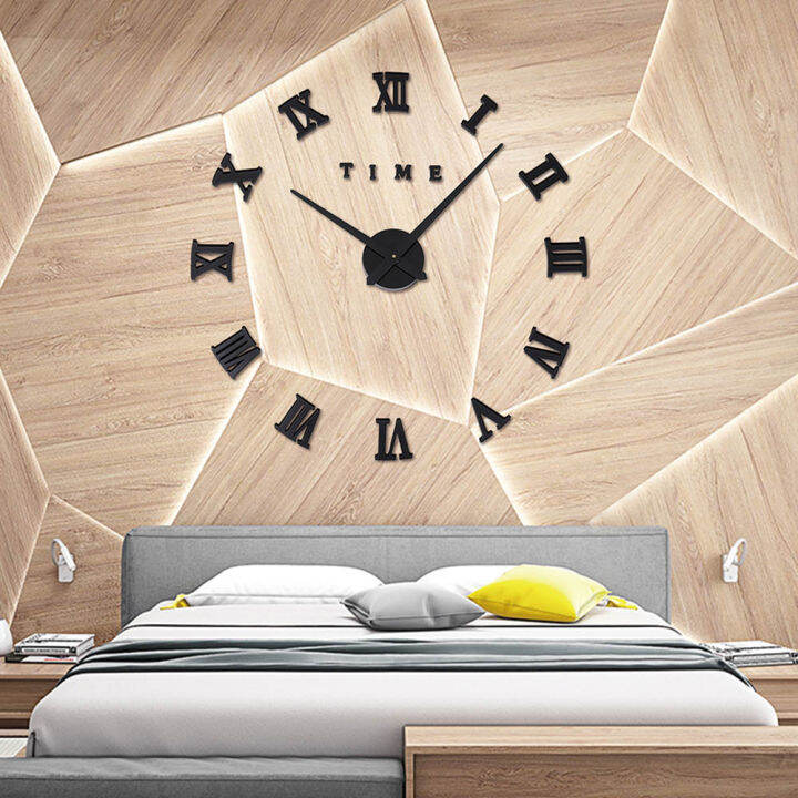 new-luminous-wall-clocks-large-clock-watch-horloge-3d-diy-acrylic-mirror-stickers-quartz-duvar-saat-klock-modern-mute