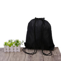 5 สี Drawstring กระเป๋าเป้สะพายหลังกันน้ำพับกระเป๋า Home Travel Sport Storage