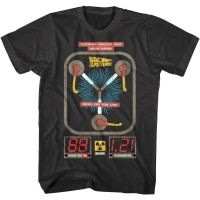 Back to The Future Flux Capacitor Science Mens T Shirt Time Travel Movie Black