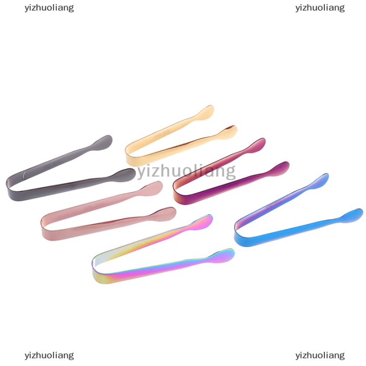 yizhuoliang-11ซม-tong-สแตนเลสคลิปขนมปังอาหาร-ice-clamp-ice-tongs-bar-kitchen-tool