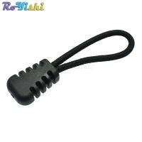 20pcs/pack Zipper Pulls Cord Rope Ends Lock Zip Clip Buckle Black For Paracord Free Shipping