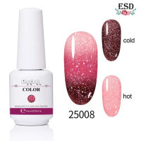 สีทาเล็บเจล GRAEAR  สีเลเซอร์ เปลี่ยนสีตามอุณหภูมิ Laser Color Temperature Change Colors Series ขนาด 8 ml.