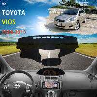 Dashboard Pads สำหรับ Toyota Vios Yaris Belta Soluan XP90 2008 ~ 2013รถอุปกรณ์เสริม Dash Board Anti-UV พรม Sunshield