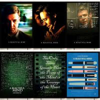 อเมริกันคลาสสิกภาพยนตร์ A Beautiful Mind โปสเตอร์ภาพวาดผ้าใบพิมพ์ภาพผนังศิลปะสำหรับครอบครัวสมัยใหม่ห้องนอน Art Home Decor New