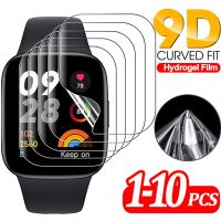 1-10PCS Hydrogel Film for Xiaomi Redmi Watch 3/2/2 Lite 9D Curved Soft Screen Protector for Redmi Watch 3 Smart Watch Not Glass