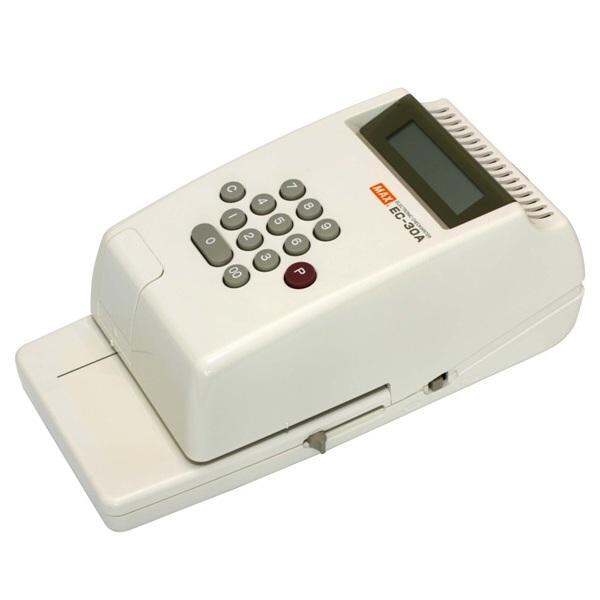 Max electronic cheque writer ec 30a cheque printing machine cheque