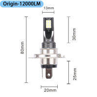 2PCS Surper Bright Latest Diode Lamp H4 LED Headlights Bulbs For Car HiLO Universal Auto COB 6000K 110W 30000LM Led Car Lights