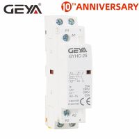 Geya Gyhc 2P 25a 2no 2nc 1no1nc ประเภทราง Din Modular คอนแทคเตอร์50/60Hz อัตโนมัติ