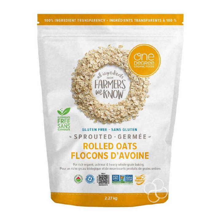 One Degree Organic Sprouted Rolled Oats 2.27kg | Lazada PH